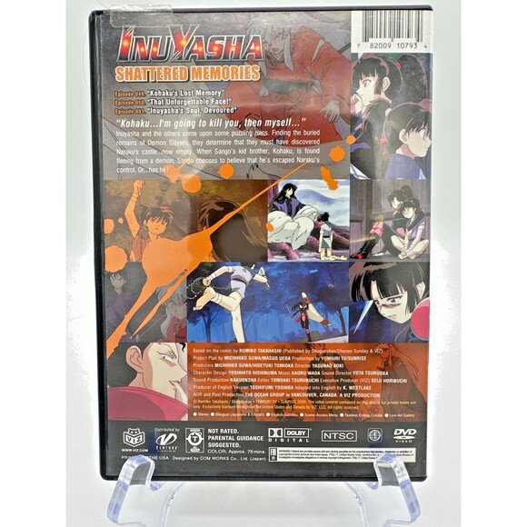 InuYasha Shattered Memories DVD Episodes 49–51 Viz Media Anime - Picture 3 of 4
